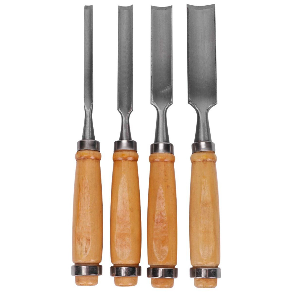 Carpenter Carving Chisel Set Woodworking Chisel Set For Beginner Enthusiasts, Set Of 4 9334012220516