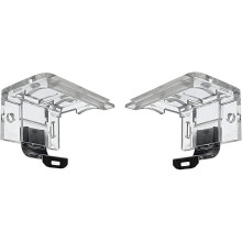 2pcs Mounting Brackets with Metal Clips for 1" (25mm)