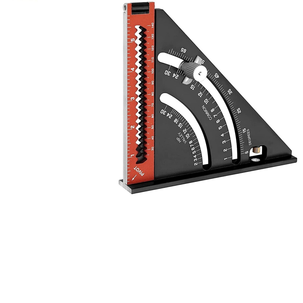 Folding triangle ruler speed square ruler adjustable positioning 6 inch carpenter layout tool