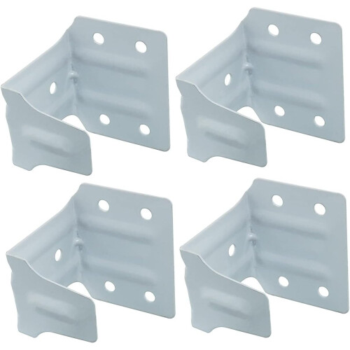 4 Pack Blind Head Rail Brackets Mini White Blind Brackets 1