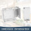 2.5" Low Profile Box Blind Mounting Brackets, White (4) 3