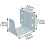 4 Pack Blind Head Rail Brackets Mini White Blind Brackets 3