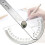 Protractor 0-180 degree stainless steel goniometer precision craftsman 3