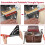 Folding triangle ruler speed square ruler adjustable positioning 6 inch carpenter layout tool 5