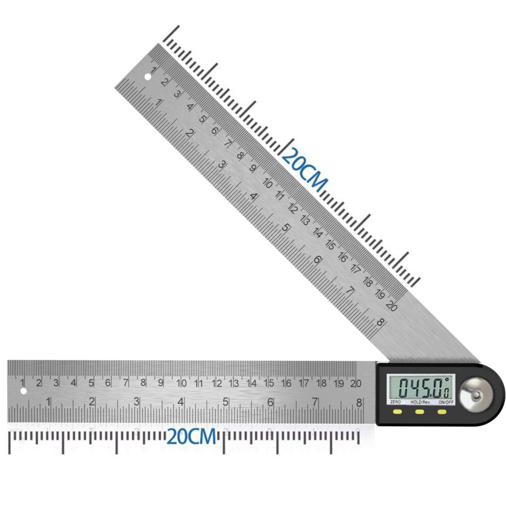 Digital Inclinometer Protractor Measuring Tool Ruler With Lcd Display For Woodworking Construction Restoration. 9334012220240