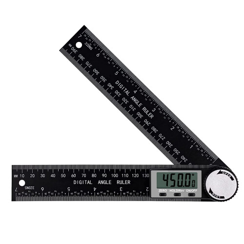 Digital Inclinometer Protractor Measuring Tool Ruler with LCD Display for Woodworking Construction Restoration. 1