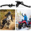 Ungfu Mall 1 Pair 7/8" 22mm Handlebar Clutch Folding Snap Lever 6