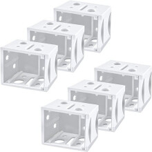 1" Blind Bracket White Profile Box Mounting Bracket