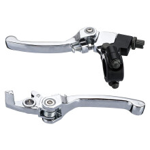 1 Pair 7/8" 22mm Handlebar Clutch Brake Folding Snap Lever