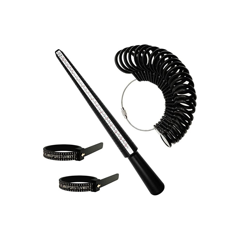 Ring Sizing Stick Ring Measuring Tool Set with Four Size Ring Stick Jewelry Arbor Ring Size Measure UK Size D-Z