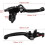Ungfu Mall 1 Pair 7/8" 22mm Handlebar Clutch Folding Snap Lever 3