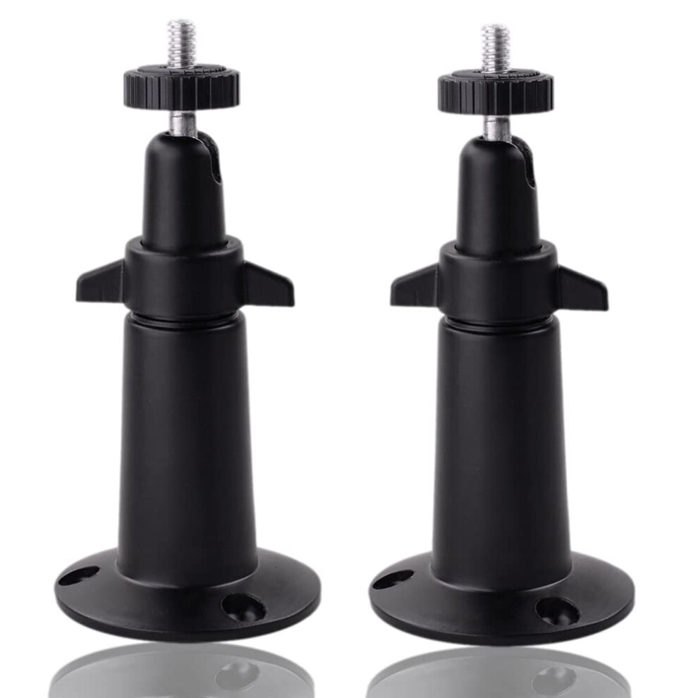2-Pack Security Camera Wall Mount Bracket for Arlo Pro Arlo Pro 2 Arlo Ultra and Other Compatible Models Black)