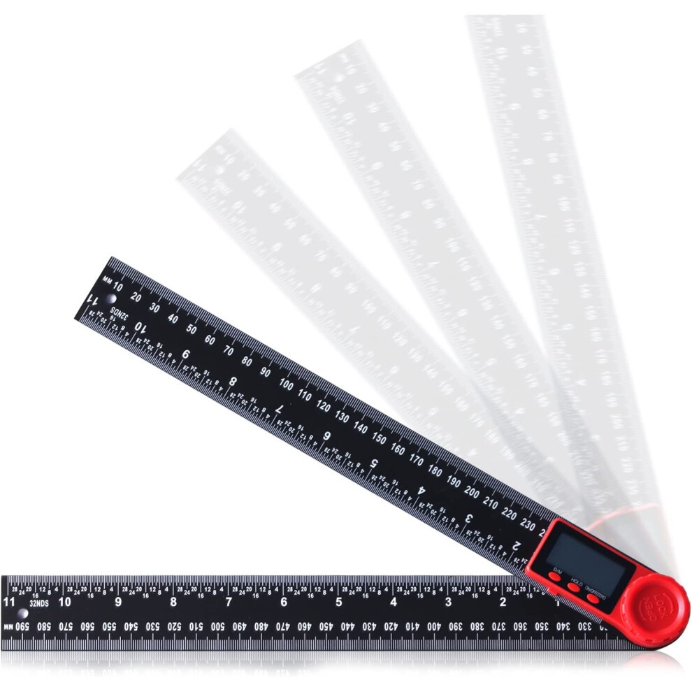 Digital Display Goniometer, 360Â¡Ã£ Goniometer Angle Measuring Tool 9334012220295