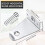 4-Pack Fixed Brackets with Mounting Screws Metal Blind Brackets 3