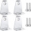 4-Pack Fixed Brackets with Mounting Screws Metal Blind Brackets 1