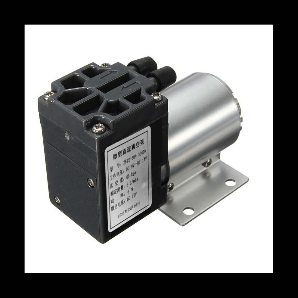 65-120Kpa Dc12v 6W Mini Vacuum Pump Negative Pressure Suction Pump With Holder For Gas Analysis Sampling 4761978991528