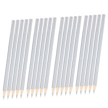 20 Pack Silver Welders Pencil Metallic Silver Marking Pencil for Construction Workers Metalwork Plumbers Framers