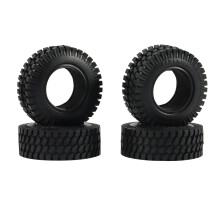 Pneus 4PCS 75MM 1.55Inch pour voiture Ă chenilles RC Axial Jr 90069 D90 CC01 LC70 JIMNY