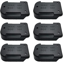 6 Pack Battery Mounts Holder for 18V Battery,Also for 18V Battery Mounts/Belt Clip,Wall Battery Holder
