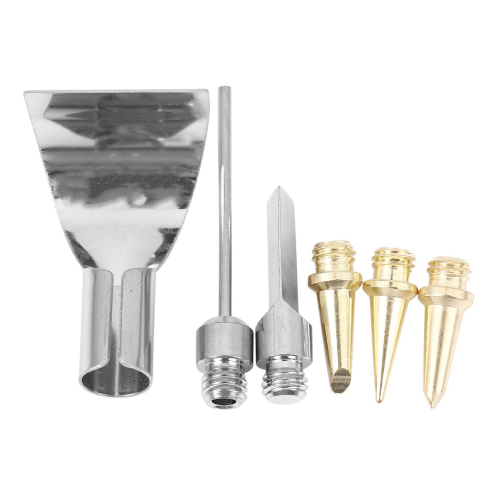 Photos - Power Tool Accessory 6Pcs Replacement Copper Tips Nozzle Kit For -1115K / Mt-100 Aerated Butane Gas Soldering Iron Cordless Welding Tools Gas