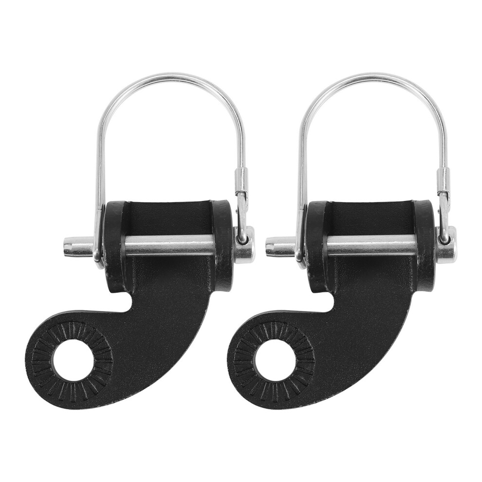 Lot de 2 attelages de 12 mm pour remorques de vélo - Connecteur de remplacement pour attelage de remorque de vélo