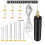 Electric Resin Drill Set,Including Eye Screws,Twist Drill Bits Tools,Electric Mini Drill for DIY Keychains Crafts Making 6
