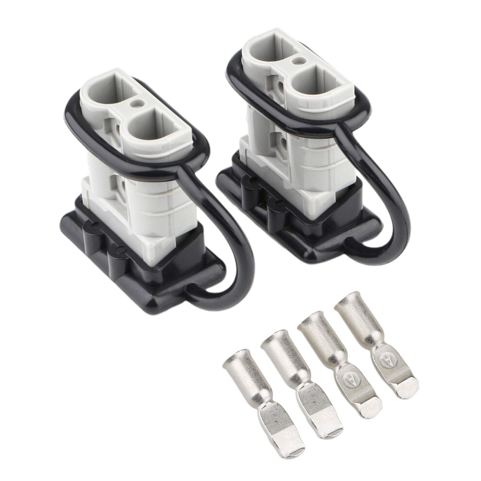 50A 1/0 Awg Battery Connection Harness Plug Connector Winch Plug Quick Disconnect For Ups Battery Pack Trailer Forklift 4761978986616