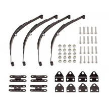 Lot de 4 ressorts à lames rigides en acier inoxydable pour suspension Rock Crawler 1/10 pour camion axial F350 D90