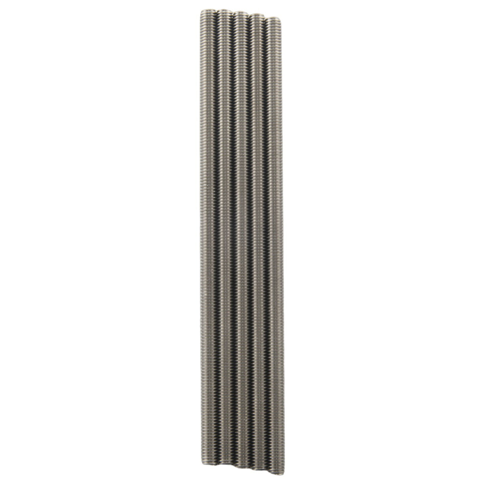M6 X 150Mm 304 Stainless Steel Fully Threaded Rod Bar Studs Hardware 5 Pcs 4762381733378