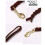 2M Long Leather Braided Traction Collar Strap Training Leash Lead 5