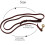 2M Long Leather Braided Traction Collar Strap Training Leash Lead 6