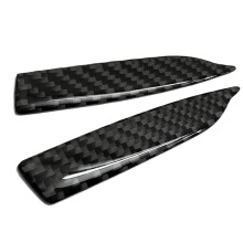 2 Stück Universal Carbonfaser Auto Rückspiegel Trim Seitenspiegel Schutzblech