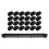 19Inch 1U Cabinet Rack Pass-Through 24 Port CAT6 Patch Panel RJ45 Cable Adapter Modular Frame 3
