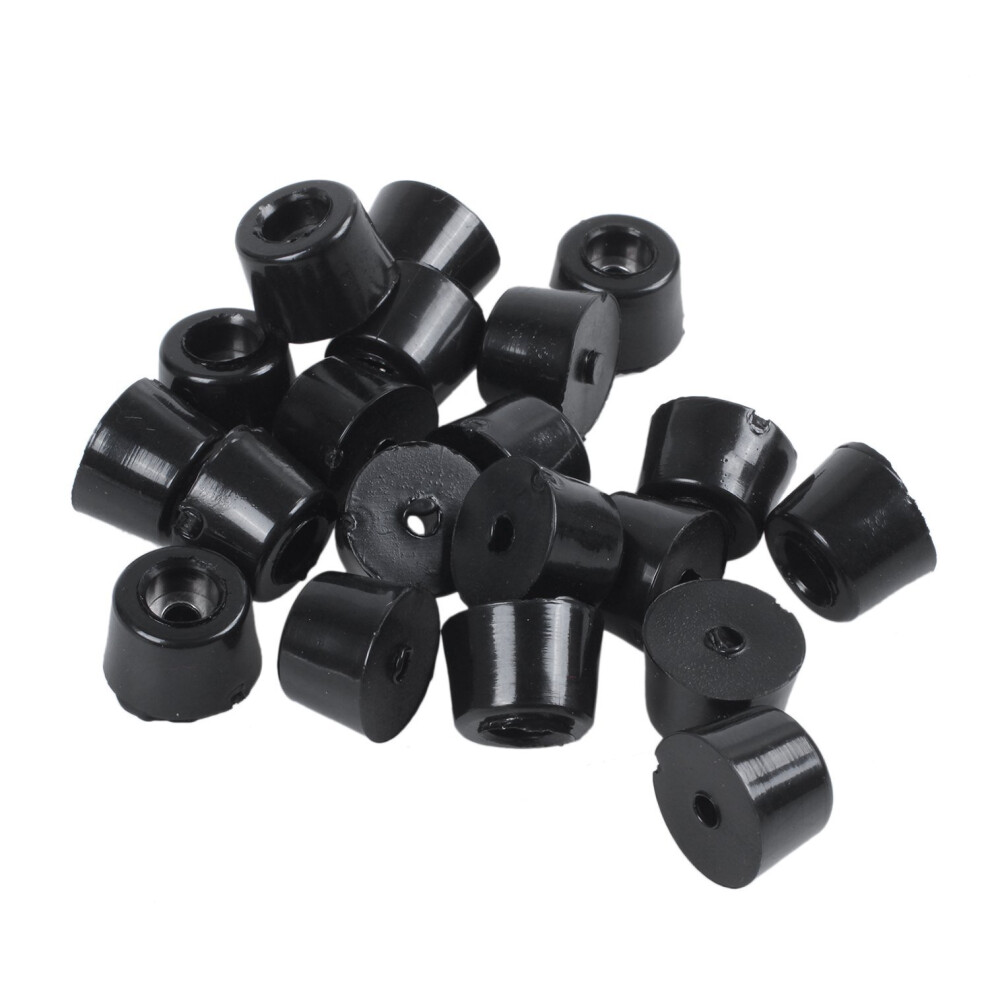 Rubber Anti Vibration Isolator Absorber Base Foot Pad 20Pcs Black 4762381745463
