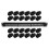 19Inch 1U Cabinet Rack Pass-Through 24 Port CAT6 Patch Panel RJ45 Cable Adapter Modular Frame 4