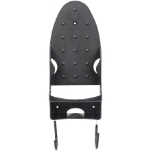 Ironing Board Holder Wall Mount Electric Iron Hanger Ironing Board Rack Ironing Board Storage Organizer Black