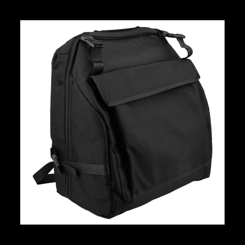 Black Oxford Cloth Accordion Case Storage Bag for 48 Bass Accordion