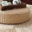 Floor Pillow Sitting Cushion,Round Padded Room Floor Straw Mat for Outdoor Indoor (11.8Inch x 4.2Inch) 5