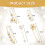 15Pcs Sweater Clips Heavy Duty Safety Pins Faux White Pearl Brooch Pin Dress Clip Hat Shawl Pin Rhinestone Enamel Pins 2