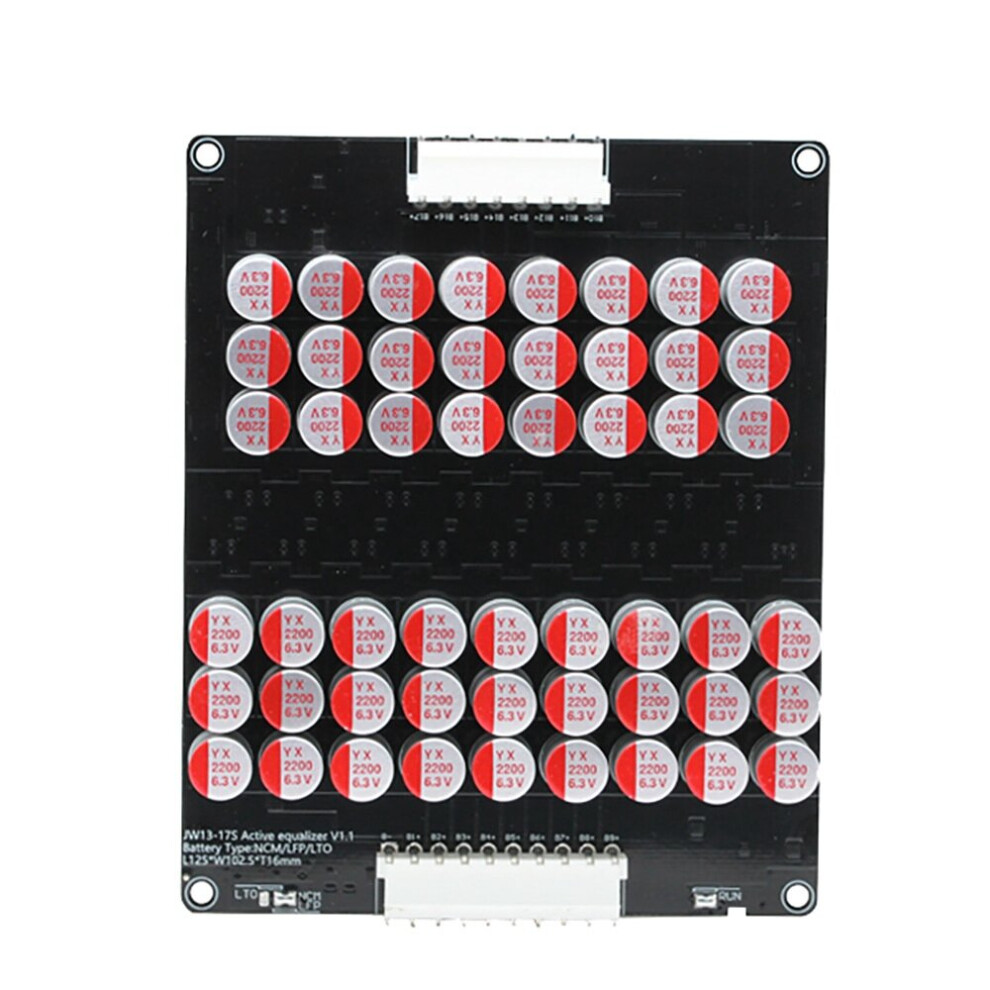 16S 5A Balance-Ion Lifepo4 Lto Batterie au lithium active Égaliseur Équilibreur Plaque Condensateur 48V 60V 16S
