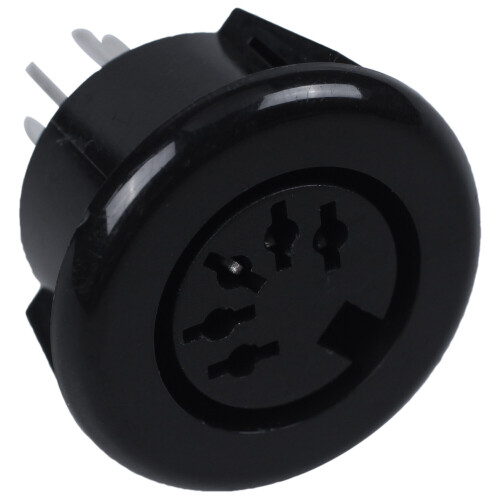 Female 5 Pin DIN Plug Panel Mounted Keyboard Adapter