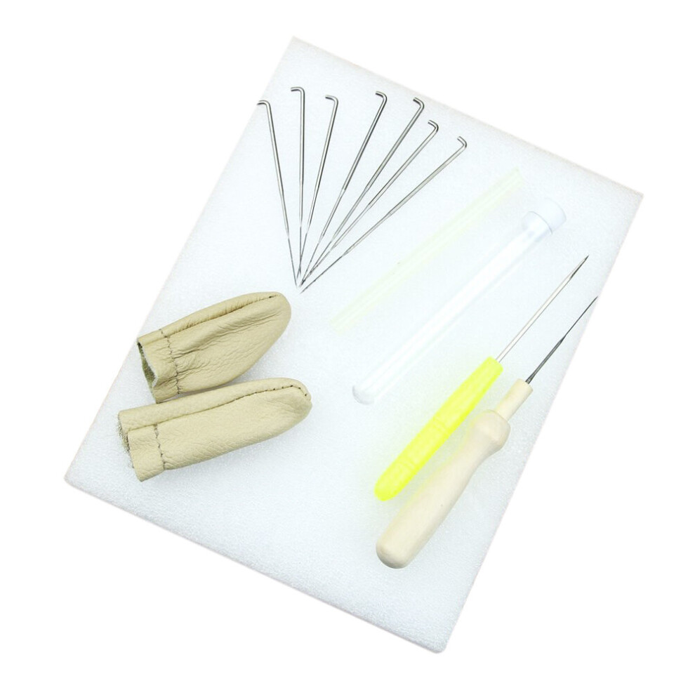 1 kit de feutrage à l'aiguille, outils de feutrage, tapis + aiguille + accessoires pour artisanat