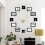 3D Clock Hands,DIY Clock Movement Mechanism Needles,Wall Accessories Part Replacement,Gold 2