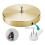 3D Clock Hands,DIY Clock Movement Mechanism Needles,Wall Accessories Part Replacement,Gold 4
