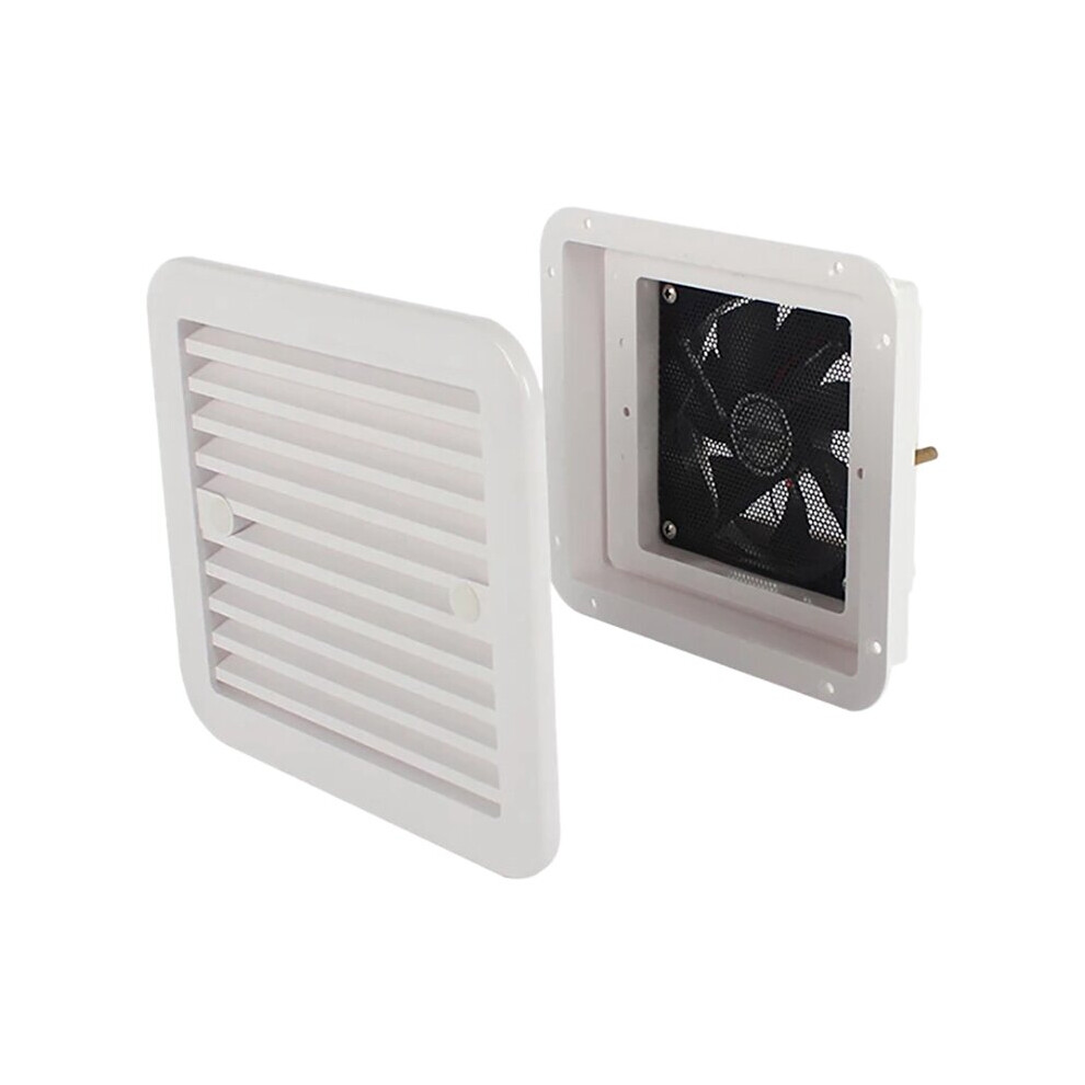 12V Mutefridge Vent With Fan For Rv Trailer Side Air Exhaust 4761978973036