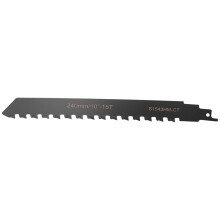 Lame de scie alternative en carbure de tungstène pour couper le béton poreux, le fibrociment, la brique 240 mm/9,45 pouces