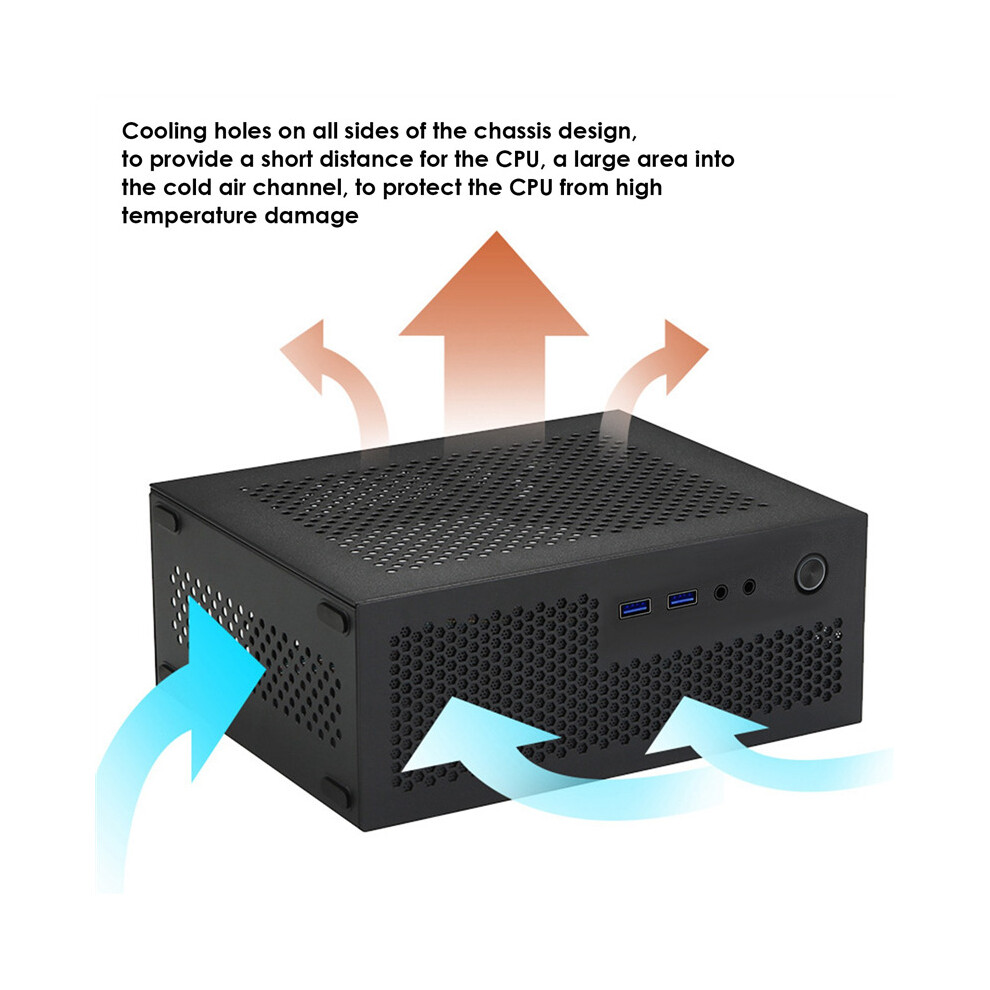 A09 HTPC Computer Case Mini ITX Gaming PC Chassis Desktop Chassis USB3 ...