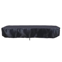 Housse de billard de 8 pieds avec cordon de serrage, housse de table imperméable et durable pour table rectangulaire, noire