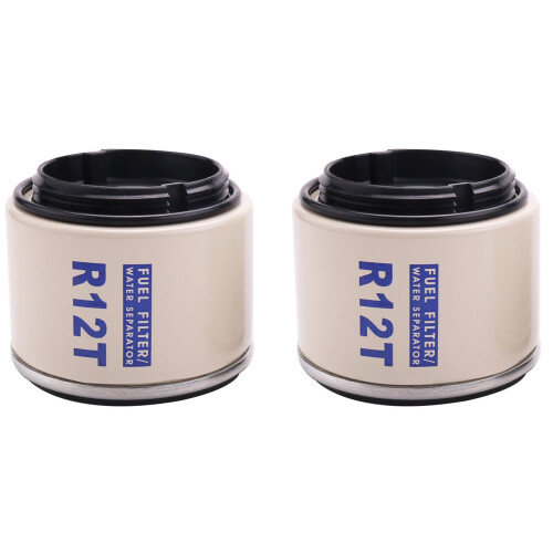 2Pcs Racor Fuel Water Separator Filter for R12T/R12S 140R 120AT S3240 NPT ZG1/4-19 SFC-8801-10