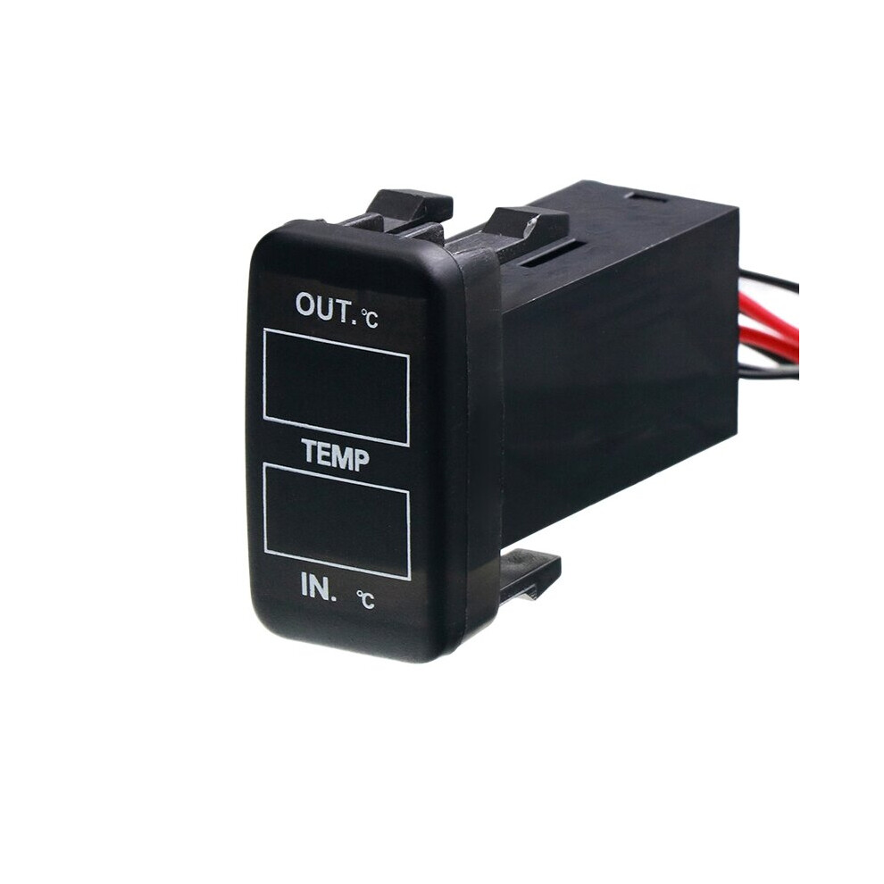 Dual Temperature Display Inside And Outside The Car Dual Temperature Sensor For Prado Prius 4762381723942